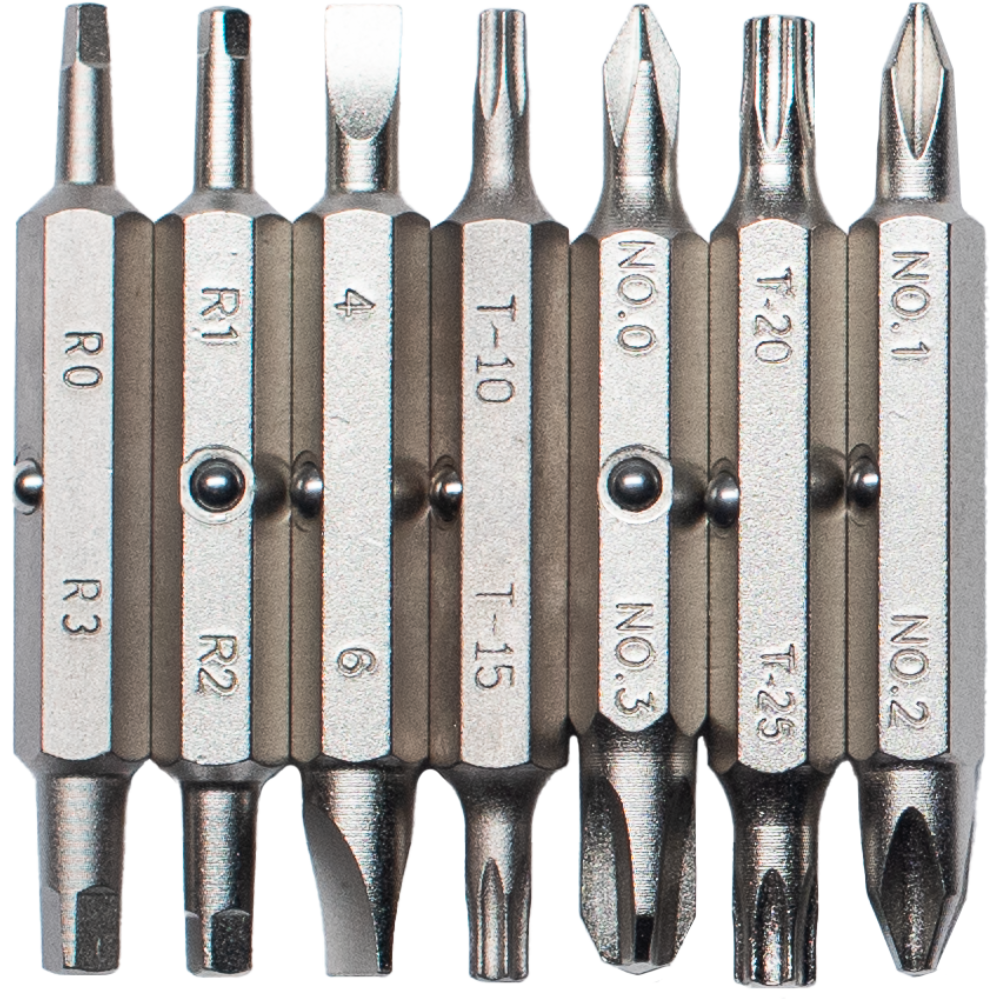 Replacement Bit Pack - The Stainless Steel | 7 double-ended bits